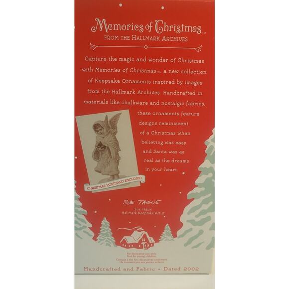 Hallmark Keepsake Ornament Memories of Christmas lot of 2 - Gentle/Joyous Angels - Picture 4 of 5